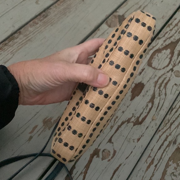 FOSSIL Dawson small Crossbody dot pattern tan black - Picture 11 of 13